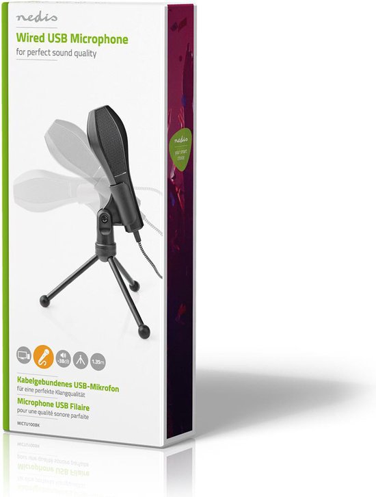 Nedis Microfoon - Apparaat: Desktop / Notebook - Bedraad - 1x USB - afbeelding 14
