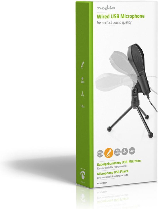 Nedis Microfoon - Apparaat: Desktop / Notebook - Bedraad - 1x USB - afbeelding 16