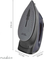 Nedis Stoomstrijkijzer - 2200 W - 25 g/m - Stoomstoot - Keramiek - 0.26 l - afbeelding 3