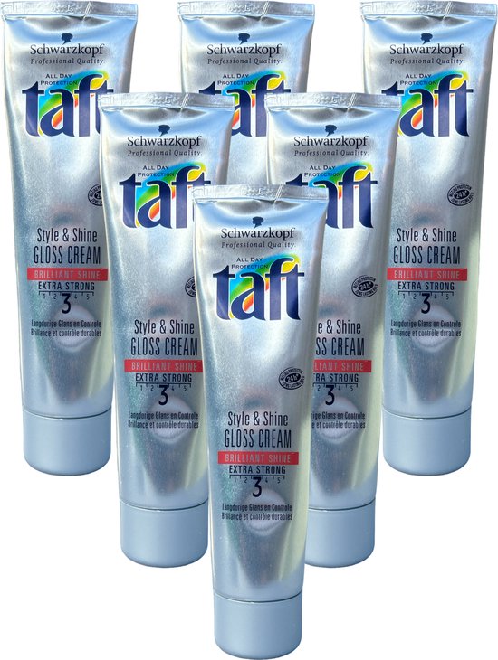Schwarzkopf taft Style & Shine Gloss Cream 100ml x 6 - afbeelding 1