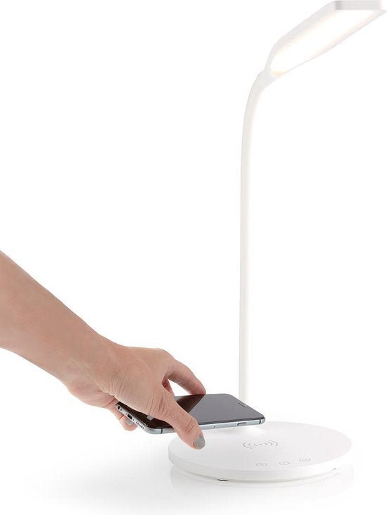 Nedis LED-Lamp met Draadloze Lader - Dimmer - Op Product - Qi - 5 W - Met dimfunctie - Koel Wit / Natuurlijk Wit / Warm Wit - 2700 - 6500 K - afbeelding 8