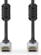 Nedis HDMI Kabel - HDMI Connector - HDMI Connector - 8K@60Hz - Verguld - 2.00 m - Recht - PVC - Antraciet - Doos - afbeelding 3