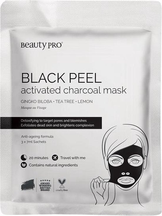 Schoonheid Pro Black Diamond Peel-off masker - afbeelding 2