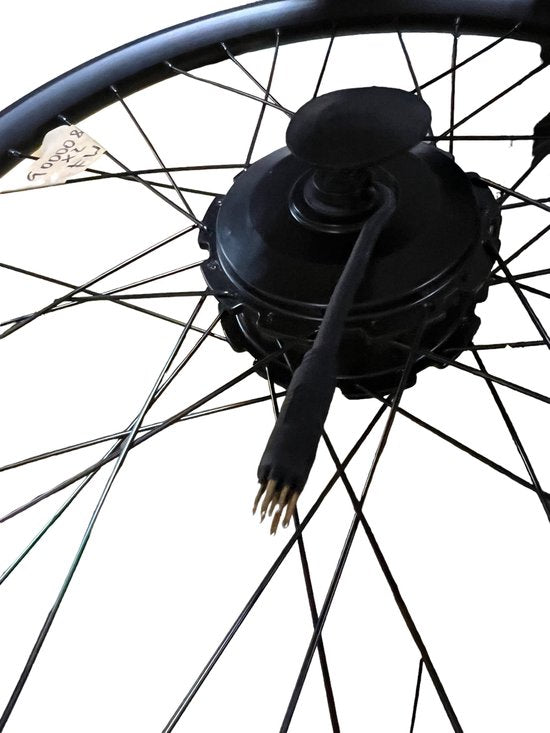VanMoof origineel Voorwiel met Motor X2 (24 inch) matzwart met band /remschijf en vele extra's - afbeelding 5