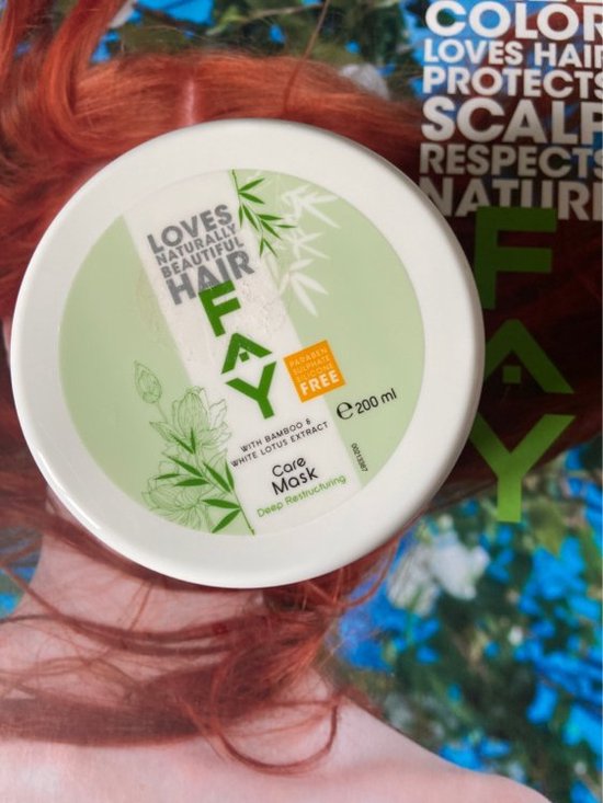 FAY Care Mask Bamboo & White Lotus Extract - afbeelding 1