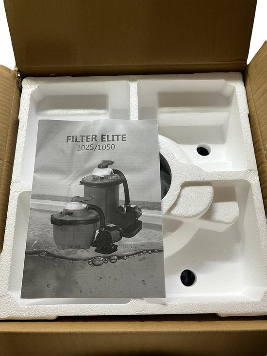 Mega Pool Filter Elite Type 10000 Zandfilterset - Inclusief Autonome Aanzuigpomp & 6-Weg Regelklep - 550W - 10 m³/u - Ø 400 mm - afbeelding 5