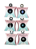 6x HeartBeads Bedel (5x Bedel + 1x Stopper) Blauw/Zilver - afbeelding 1