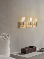 Home Sweet Home - Industriële Wandlamp Denton - Muurlamp gemaakt van hout - Antraciet - 55/11/13cm - wandlamp geschikt voor woonkamer, slaapkamer- geschikt voor E27 LED lichtbron - afbeelding 3
