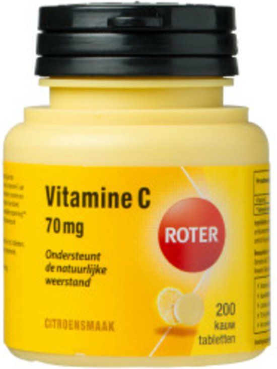 Roter Vitamine C 70 mg Citroen - 3 x 200 kauwtabletten - Voordeelverpakking - afbeelding 5