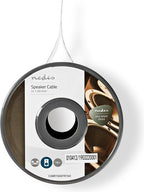 Nedis Speaker-Kabel - 2 x 1.50 mm² - Koper - 15.0 m - Rond - PVC - Transparant - Rol - afbeelding 4