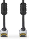 Nedis HDMI Kabel - HDMI Connector - HDMI Connector - 8K@60Hz - Verguld - 2.00 m - Recht - PVC - Antraciet - Doos - afbeelding 1