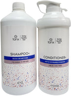 TANX Professonal Rich & Creamy Foam Shampoo+ 1000 ml met pomp + Conditioner 500 ml met pomp Soft & Nourishing Hydratation By Paris - afbeelding 1