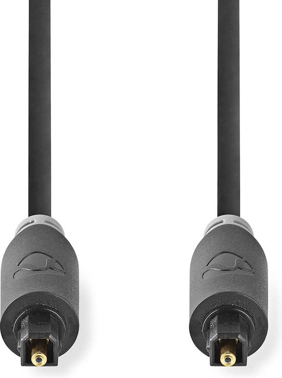 Nedis Optische Audiokabel - TosLink Male - TosLink Male - m - Rond - PVC - Antraciet - Doos - afbeelding 35