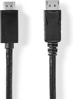 Nedis DisplayPort-Kabel - DisplayPort Male - HDMI Connector - 4K@60Hz - Vernikkeld - 2.00 m - Rond - PVC - Zwart - Doos - afbeelding 7