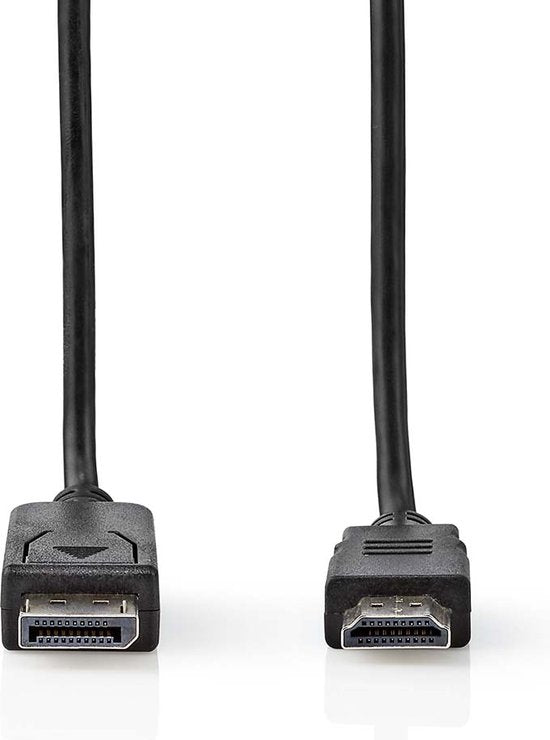 Nedis DisplayPort-Kabel - DisplayPort Male - HDMI Connector - 4K@30Hz - Vernikkeld - 2.00 m - Rond - PVC - Zwart - Label - afbeelding 4