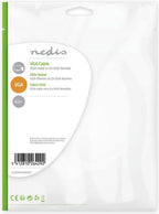 Nedis VGA-Kabel - VGA Male - 2x VGA Female - Verguld - Maximale resolutie: 1280x768 - 0.20 m - Rond - ABS - Zwart - Envelop - afbeelding 5