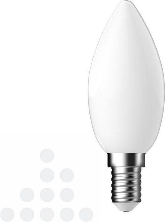 Energetic - LED Kaars C35 - 4,4W - E14 - Mat - afbeelding 4
