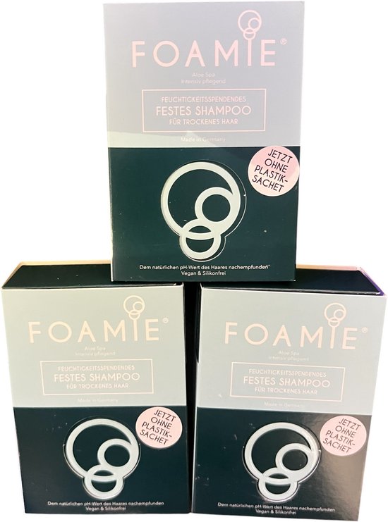 3 x Shampoo Bar FOAMIE 83 gram voor Droog Haar SALE - afbeelding 5
