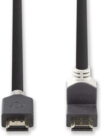 Nedis CVBP34200AT20 High Speed Hdmi-kabel Met Ethernet Hdmi-connector - Hdmi-connector 90° Haaks 2,0 M Antraciet - afbeelding 1
