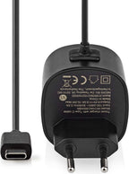 Nedis - W - 1x 3.0 A - Outputs: 1 - USB-C Kabel - m - Single Voltage Output - afbeelding 1