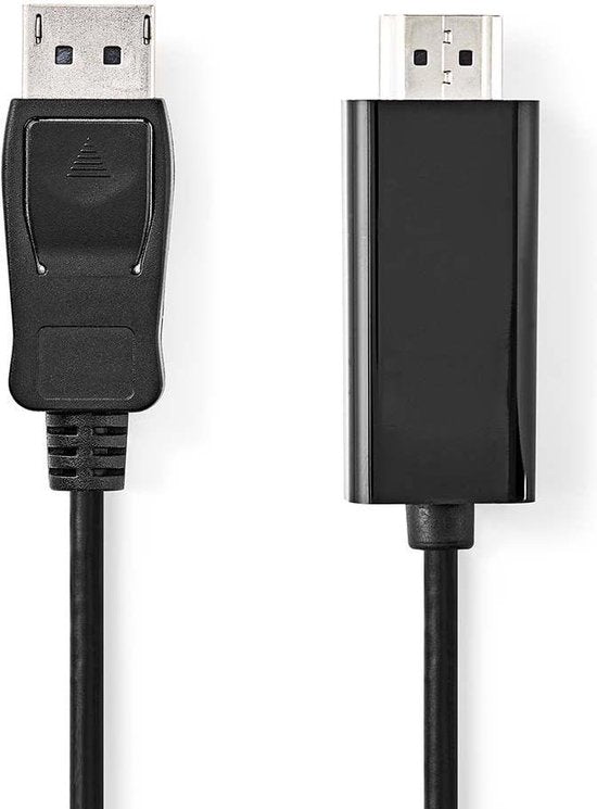 Nedis DisplayPort-Kabel - DisplayPort Male - HDMI Connector - 4K@30Hz - Vernikkeld - 2.00 m - Rond - PVC - Zwart - Doos - afbeelding 9