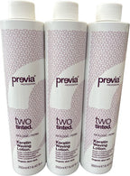 previa Professional Keratin Waving Lotion two tinted 3 x 250ml - afbeelding 2