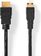 Nedis HDMI kabel m HDMI Type A (Standaard) HDMI Type C (Mini) Zwart - afbeelding 5