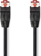 Nedis CAT6 Netwerkkabel - RJ45 Male - RJ45 Male - U/UTP - 15.0 m - Rond - PVC - Zwart - Envelop - afbeelding 4