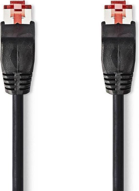 Nedis CAT6 Netwerkkabel - RJ45 Male - RJ45 Male - U/UTP - 15.0 m - Rond - PVC - Zwart - Envelop - afbeelding 4
