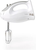 Nedis Handmixer - 200 W - 5-Snelheden - Turbo-functie - 2 Deeghaken / 2 Kloppers - Grijs / Wit - afbeelding 17
