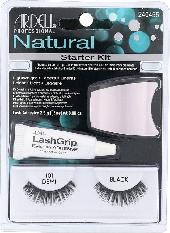 Ardell - Natural Starter Kit - Sada na umělé řasy 101 Demi Wispies ( Black ) - - afbeelding 1
