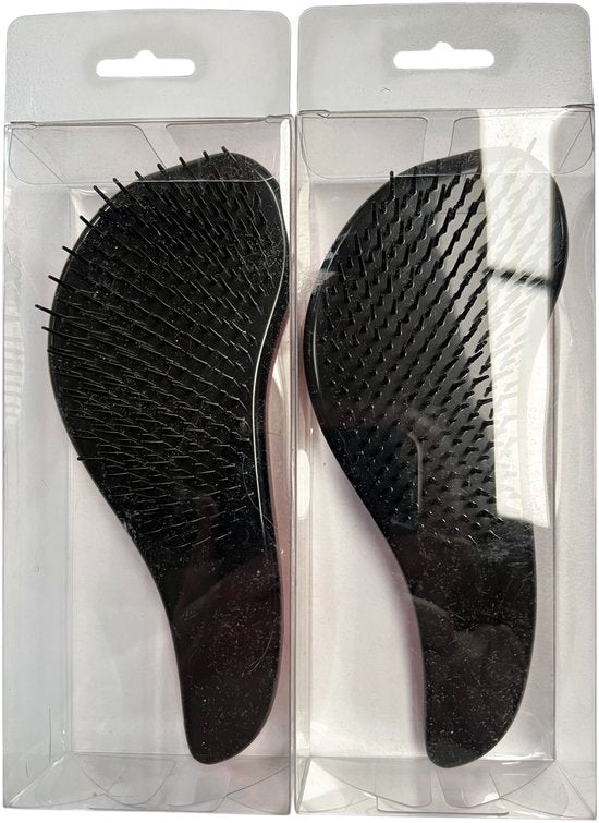 2x Inebrya Brush Anti-Klit Pink en Fuchsia - afbeelding 3