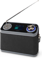 Nedis DAB+ Radio - Tafelmodel - DAB+ / FM - 2.40 " - Kleurenscherm - Batterij Gevoed / Netvoeding - Digitaal - 24 W - Bluetooth - Koptelefoonoutput - Wekkerfunctie - Slaaptimer - IP20 - Handvat - Zwart - afbeelding 12