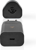 Nedis Oplader - 18 W - / / A - Outputs: 1 - USB-C™ - Automatische Voltage Selectie Zwart — EAN 5412810330126