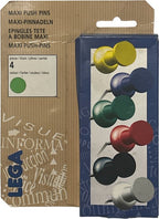 Lega Maxi Push Pins Groen 3 x 4 stuks - afbeelding 2