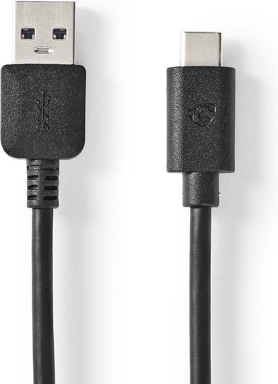 USB 3.1-Kabel | Type-Câ„¢ Male - A Male | 1,0 m | Zwart - afbeelding 8