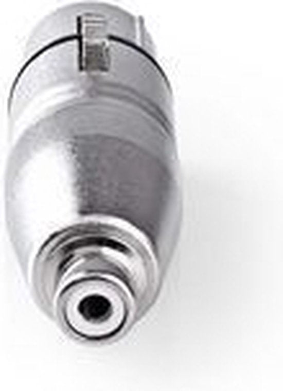 XLR-Adapter - XLR 3-Pins Female - RCA Female - Vernikkeld - Recht - Metaal - Zilver - 10 Stuks - Polybag - afbeelding 10