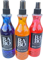 3 Stuks BABO Amber, Gold en Silver Cologne 400ml - afbeelding 1