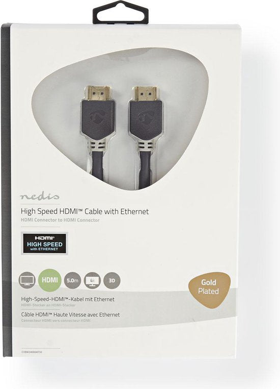 High Speed met Ethernet | HDMI™ Connector | HDMI™ Connector | | | m | | | Antraciet | - afbeelding 38