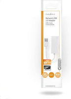 Nedis USB-netwerkadapter - USB 2.0 - 100 Mbps - USB-A Male - RJ45 Female - 0.20 m - Rond - Verguld - Koper - Wit - Envelop - afbeelding 4