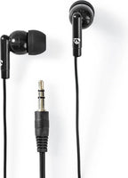 Nedis Bedrade Koptelefoon - 3,5 mm - Kabellengte: 1.20 m - Volumebediening - Zwart - afbeelding 1