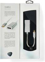 Nedis USB-C Adapter - USB 3.2 Gen 1 - USB-C Male - DisplayPort Female - 0.20 m - Rond - Verguld - Gevlochten / Nylon - Zilver - Cover Window Box - afbeelding 7