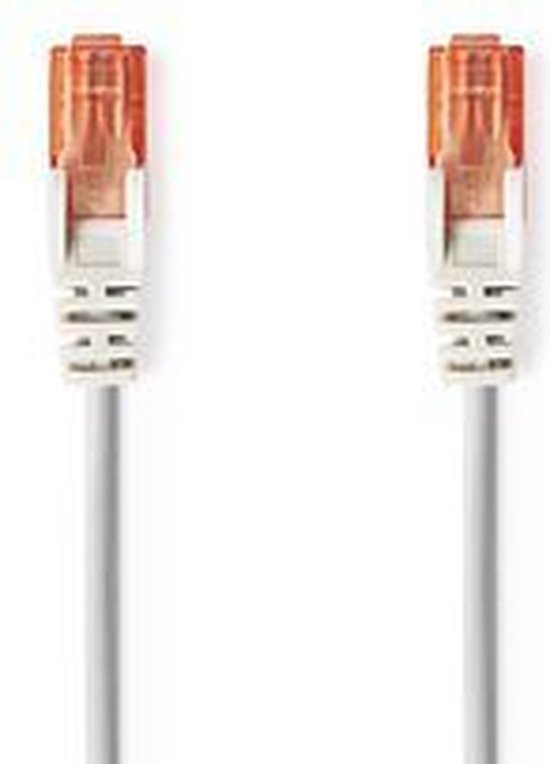 CAT6 Netwerkkabel - RJ45 Male - RJ45 Male - U/UTP - 30.0 m - Rond - PVC - Grijs - Polybag - afbeelding 10