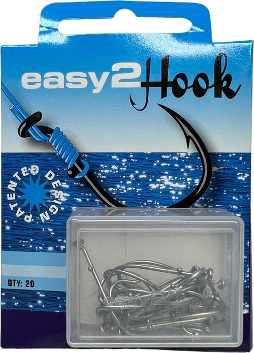 Easy2Hook - Vishaken - Zee - Knopen niet nodig - maat 1/0 - 12 doosjes/240 stuks - - afbeelding 1
