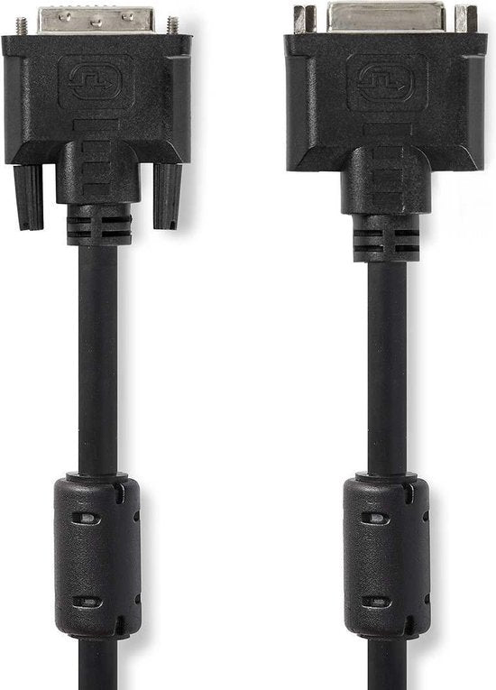 Nedis DVI-Kabel - DVI-I 24+5-Pin Male - DVI-I 24+5-Pins Female - 2560x1600 - Vernikkeld - 2.00 m - Recht - PVC - Zwart - Polybag - afbeelding 10