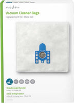 Nedis Stofzuigerzak - 4 Stuks - Synthetisch - Meest verkocht voor: Miele - Wit - afbeelding 4