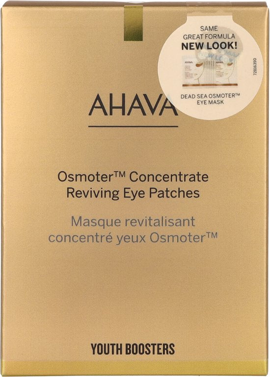 AHAVA Oogmasker met Mineralen uit de Dode Zee - Anti-Rimpel & Anti-Aging | Helpt tegen Wallen & Donkere Kringen | Verbetert Uitstraling & Frisheid | Hyaluronic Acid voor Dames & Heren | Gezichtsverzorging met Vitamine C & Hyaluronzuur - 6 stuks - afbeelding 12