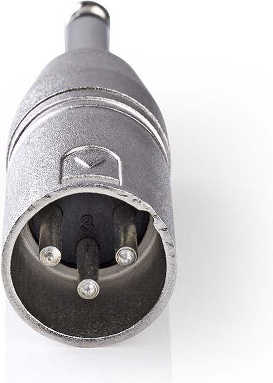 XLR-Adapter | XLR 3-pins male - 6,35 mm male | 10 stuks | Metaal - afbeelding 12