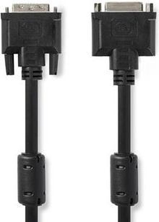 Nedis DVI-Kabel - DVI-I 24+5-Pin Male - DVI-I 24+5-Pins Female - 2560x1600 - Vernikkeld - 2.00 m - Recht - PVC - Zwart - Polybag - afbeelding 12