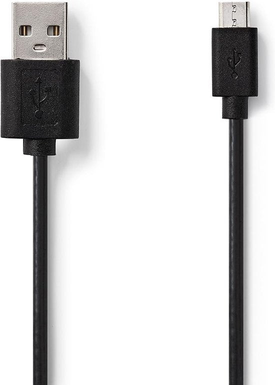 Nedis USB-kabel m 2.0 Micro-USB B Zwart - afbeelding 23